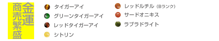パワーストーン一覧と石の意味合い