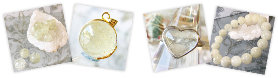 リビアングラスを使用したアクセサリー